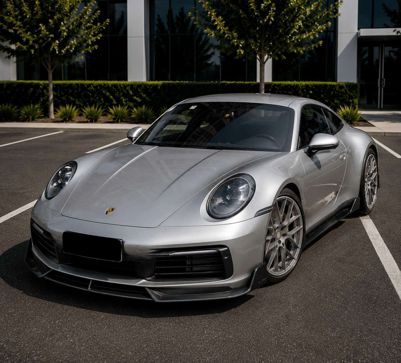 2019–2023 Porsche 911 (992) Carbon Fiber Front Lip - Exotics Carbon Design