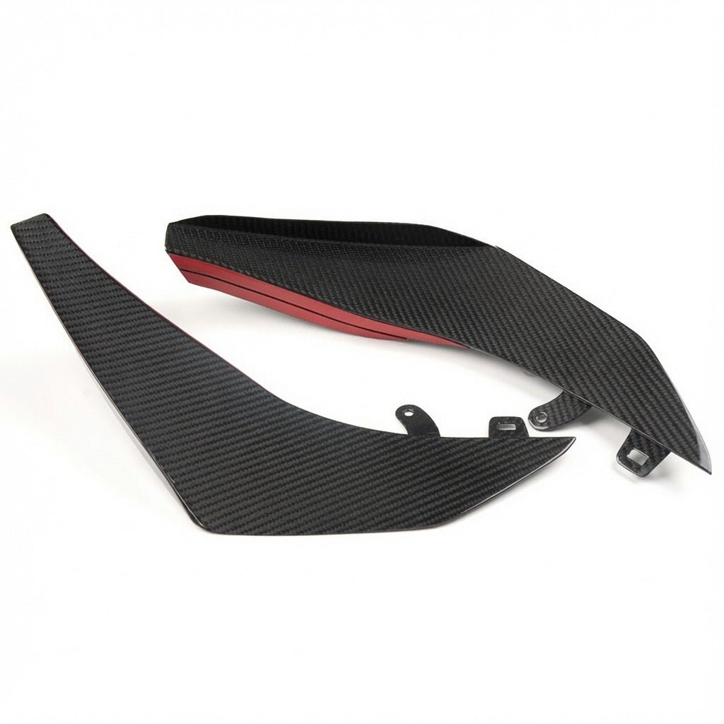 2023–2026 Chevrolet Corvette C8 Z06 & E-Ray Premium Carbon Fiber Front Canards - Exotics Carbon Design