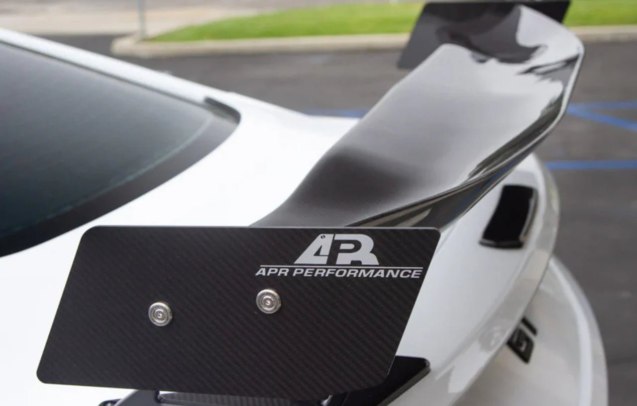 2024+ Ford Mustang - APR Style Carbon Fiber Adjustable Rear Wing - Exotics Carbon Design