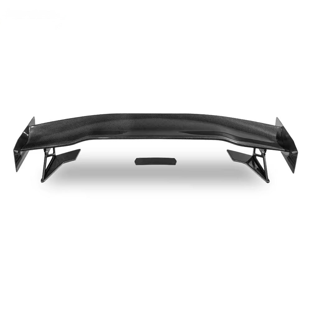 2024+ Ford Mustang Carbon Fiber Adjustable Rear Wing - Exotics Carbon Design