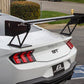 2024+ Ford Mustang Carbon Fiber Adjustable Rear Wing - Exotics Carbon Design