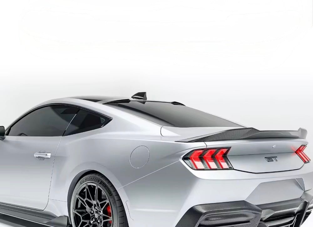 2024+ Ford Mustang EcoBoost / GT Carbon Fiber Roof Spoiler - Exotics Carbon Design