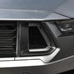 2024+ Ford Mustang EcoBoost Real Carbon Fiber Front Bumper Grill Trim Covers - Exotics Carbon Design
