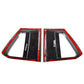 2024+ Ford Mustang EcoBoost Real Carbon Fiber Front Bumper Grill Trim Covers - Exotics Carbon Design