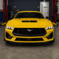 2024+ Ford Mustang GT & EcoBoost Real Carbon Fiber Front Lip Splitter Extension - Exotics Carbon Design