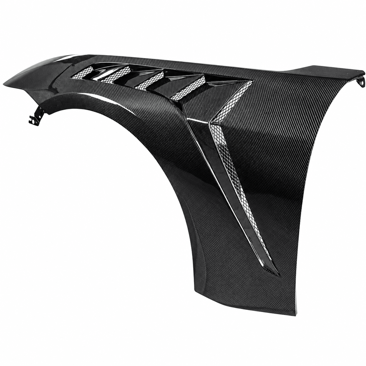 2024+ Ford Mustang GTD-Style Carbon Fiber Front Fenders (V1) - Exotics Carbon Design
