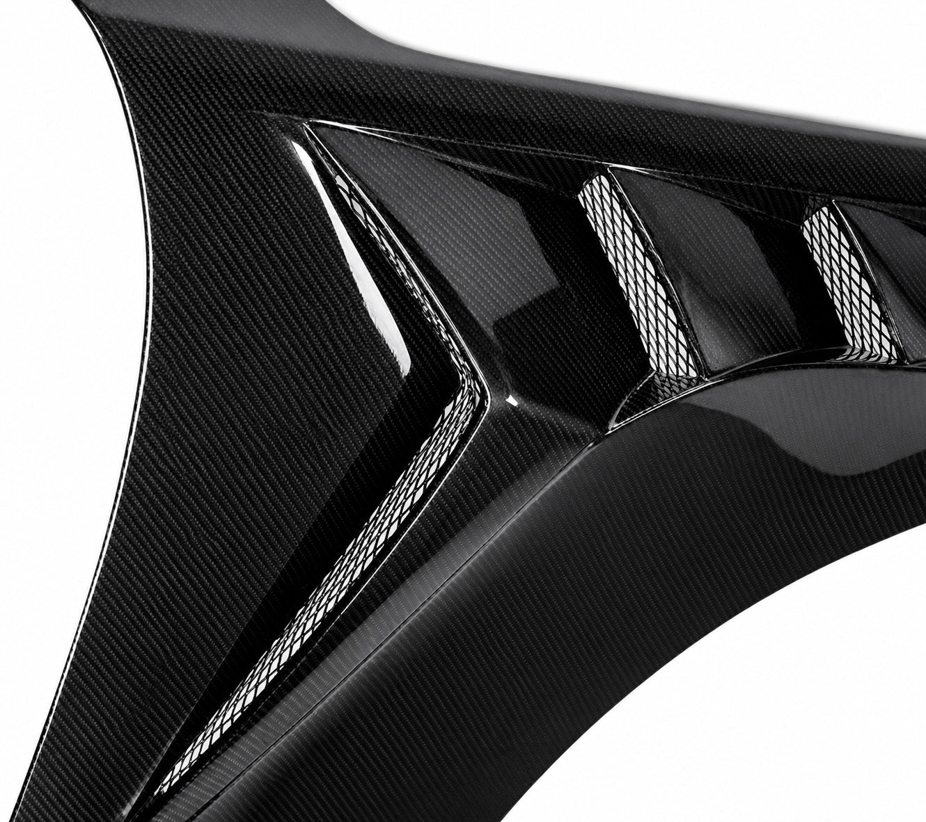 2024+ Ford Mustang GTD-Style Carbon Fiber Front Fenders (V1) - Exotics Carbon Design