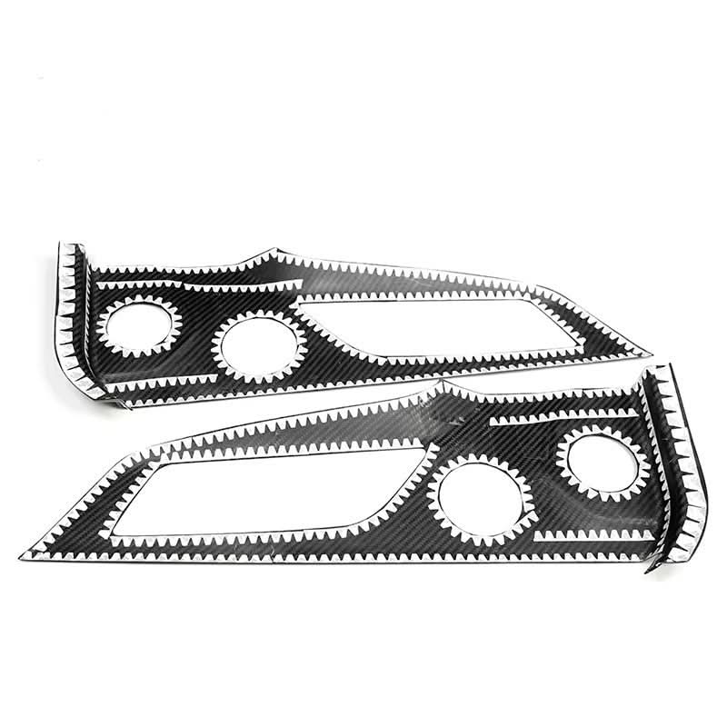 (2024+) Ford Mustang S650 – Carbon Fiber Inner Door Panel Trim - Exotics Carbon Design