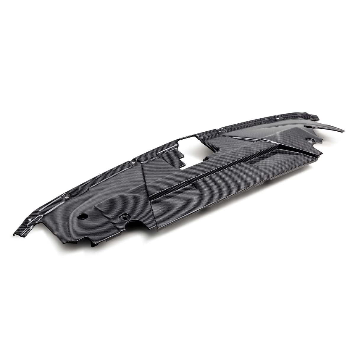 2024+ Ford Mustang S650 - Carbon Fiber Radiator Cover - Exotics Carbon Design