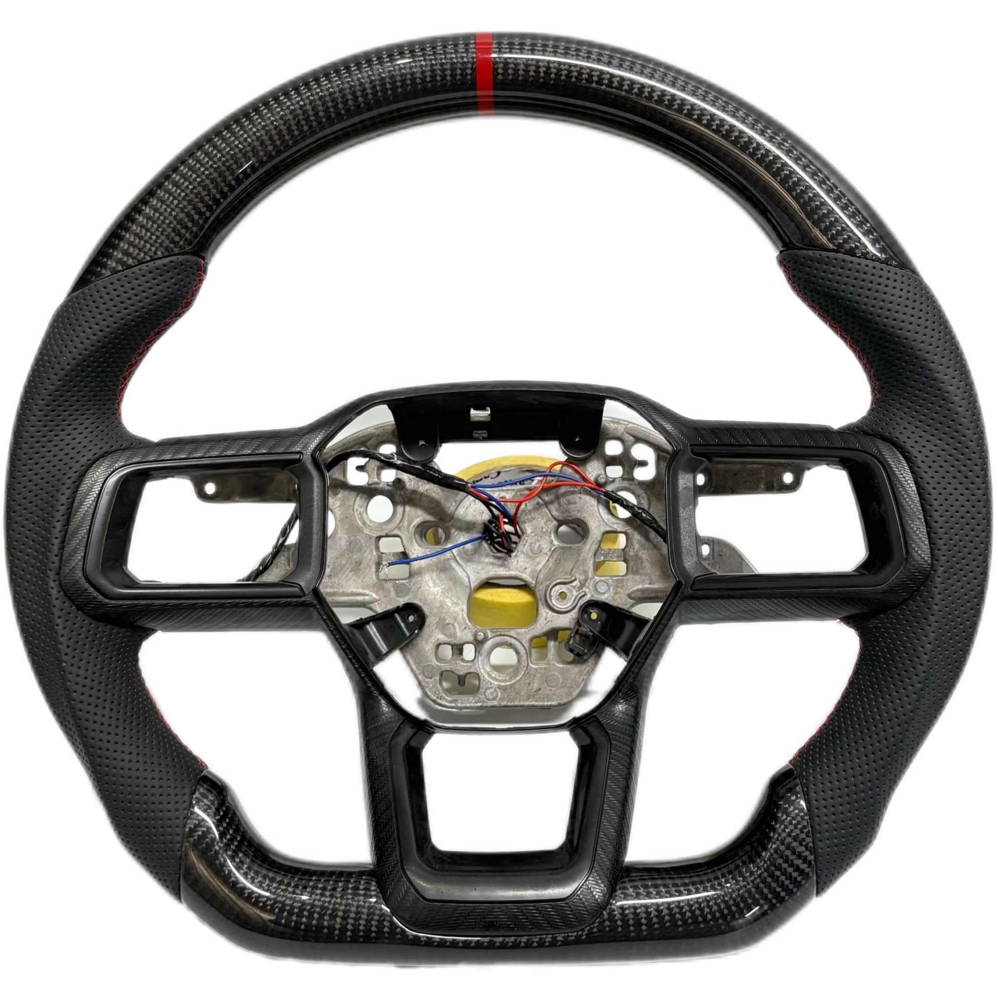 2024+ Ford Mustang S650 - Carbon Fiber Steering Wheel - Exotics Carbon Design