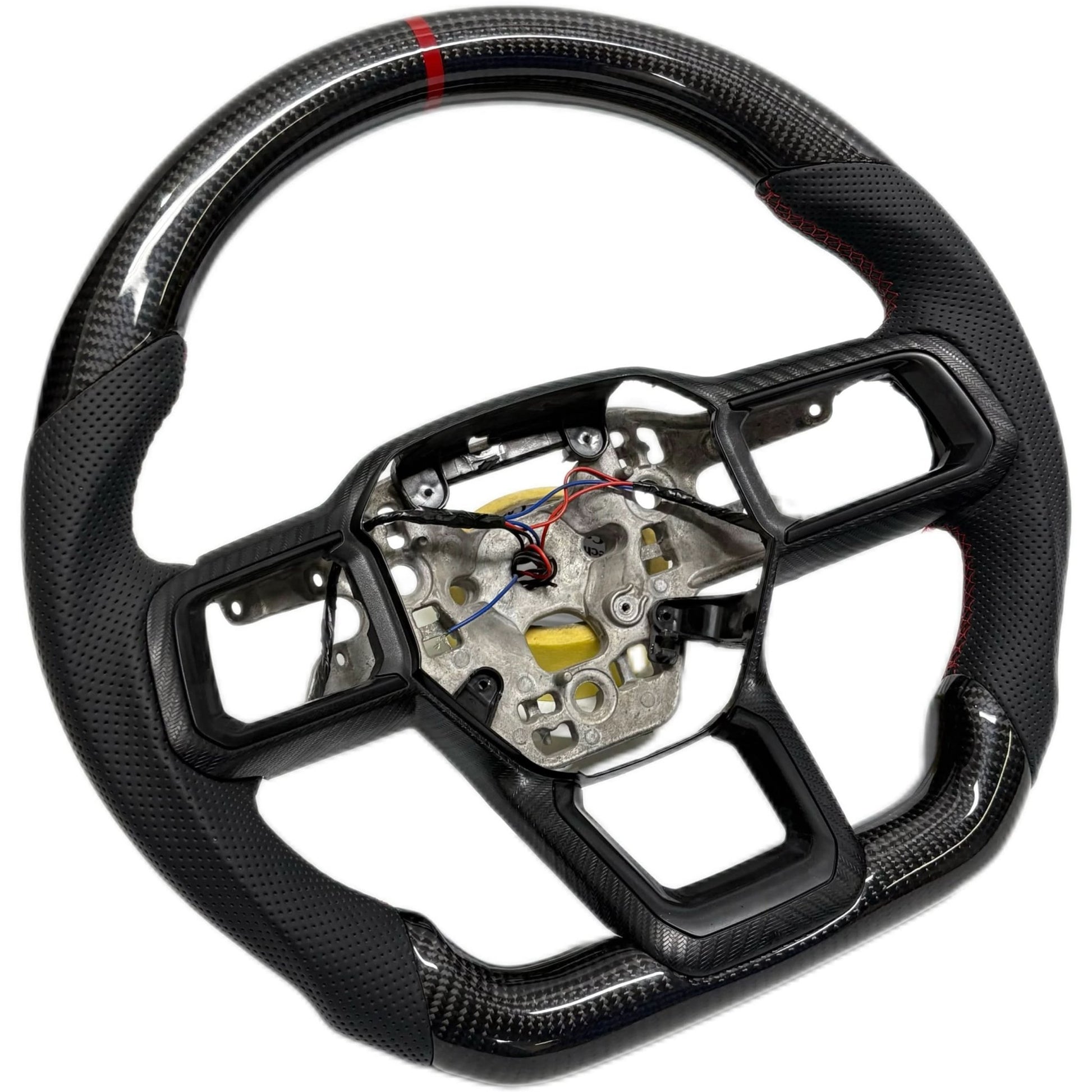 2024+ Ford Mustang S650 - Carbon Fiber Steering Wheel - Exotics Carbon Design