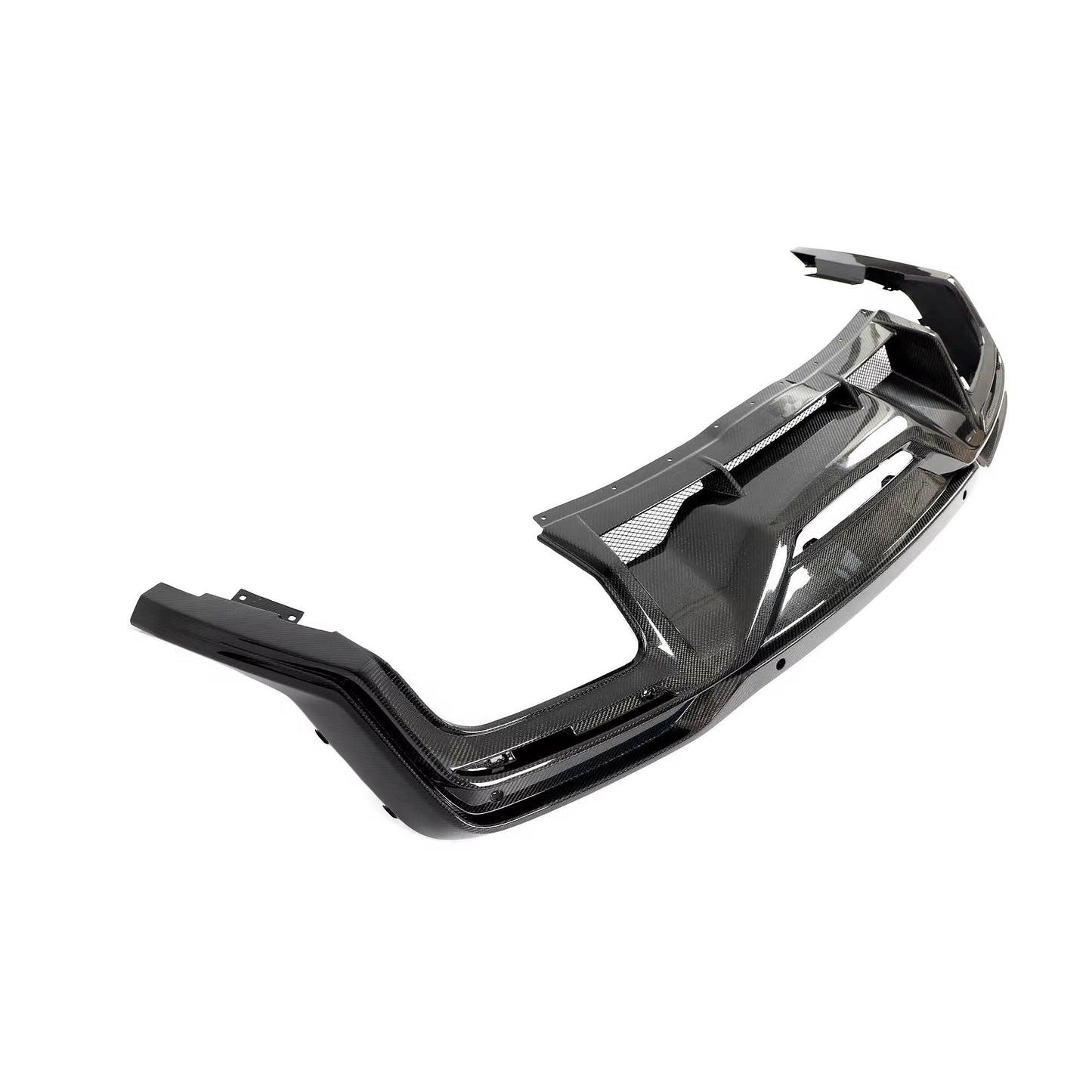 2024+ Ford Mustang S650 GTD Style Carbon Fiber Rear Bumper Diffuser - Exotics Carbon Design