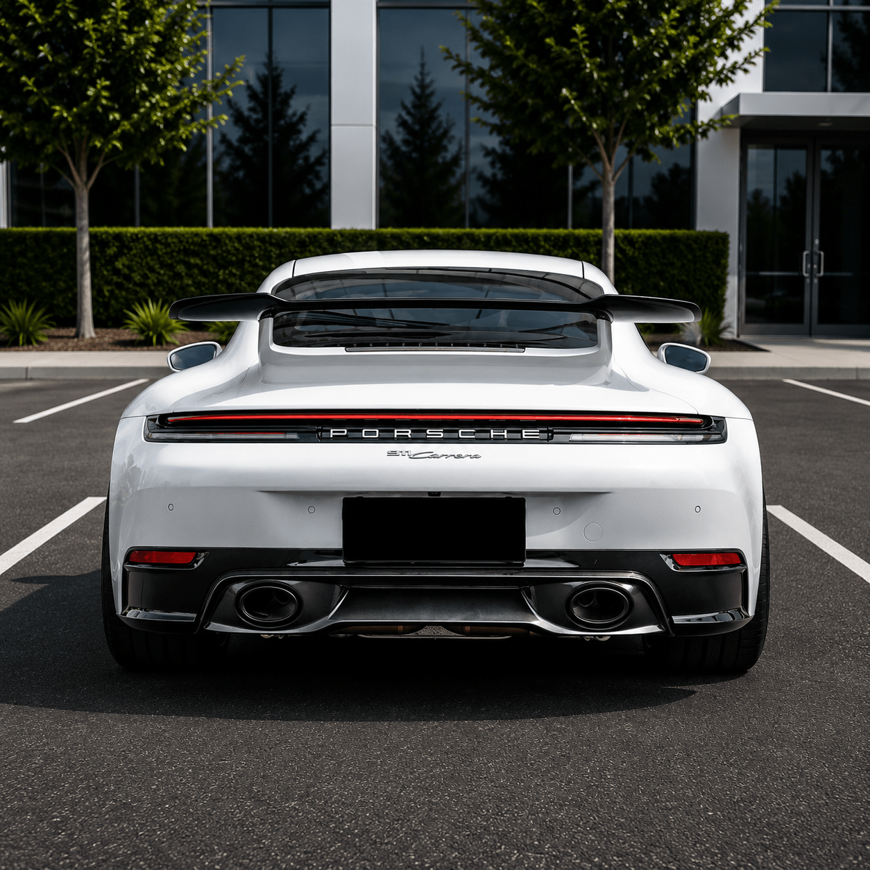 2024+ Porsche 911 Carrera IMP Style Carbon Fiber Wing - Exotics Carbon Design