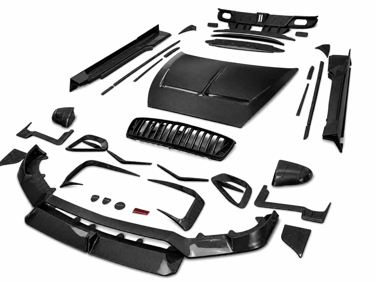 2025+ Bentley Continental GTS Full Carbon Fiber Body Kit - Exotics Carbon Design