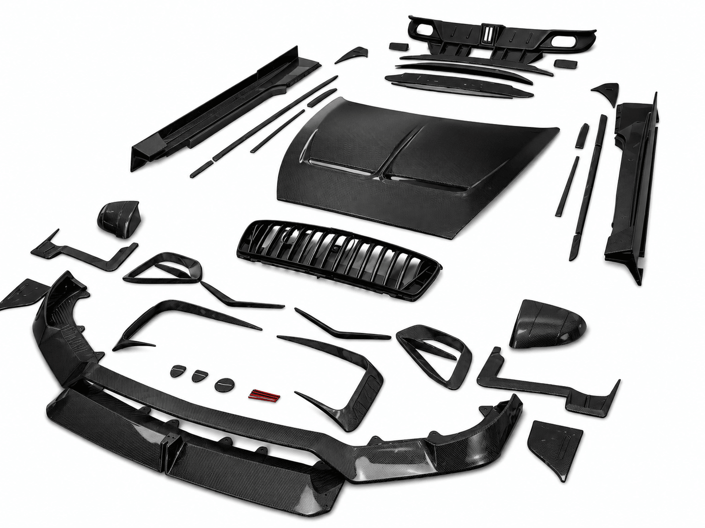 2025+ Bentley Continental GTS Full Carbon Fiber Body Kit - Exotics Carbon Design