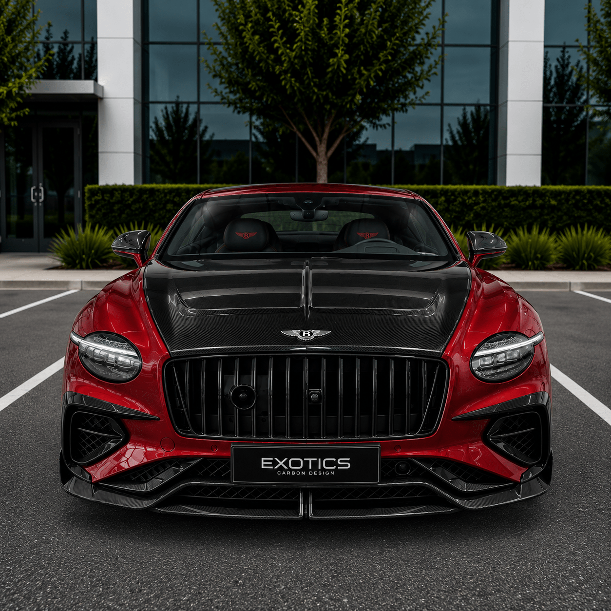 2025+ Bentley Continental GTS Full Carbon Fiber Body Kit - Exotics Carbon Design