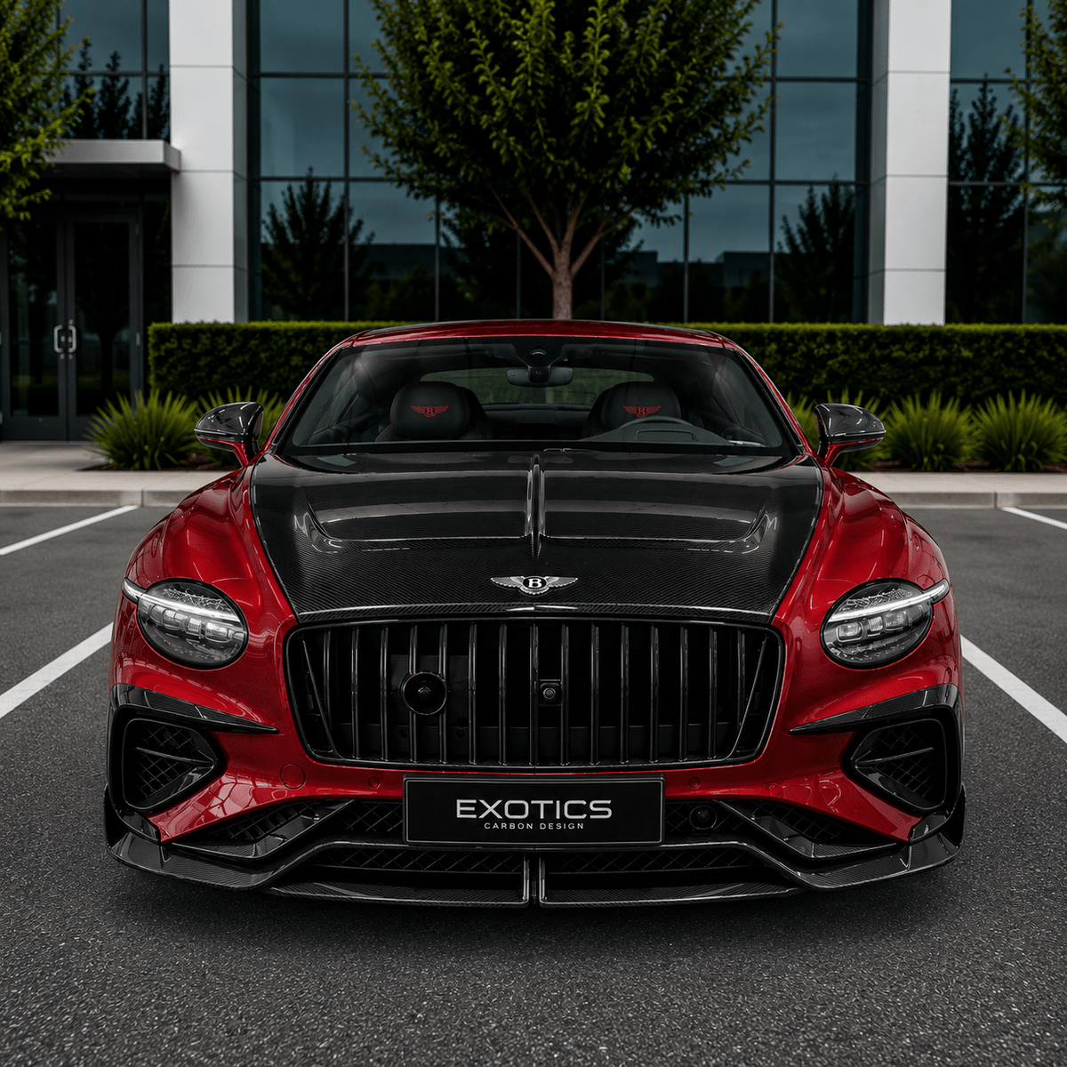 2025+ Bentley Continental GTS Full Carbon Fiber Body Kit - Exotics Carbon Design