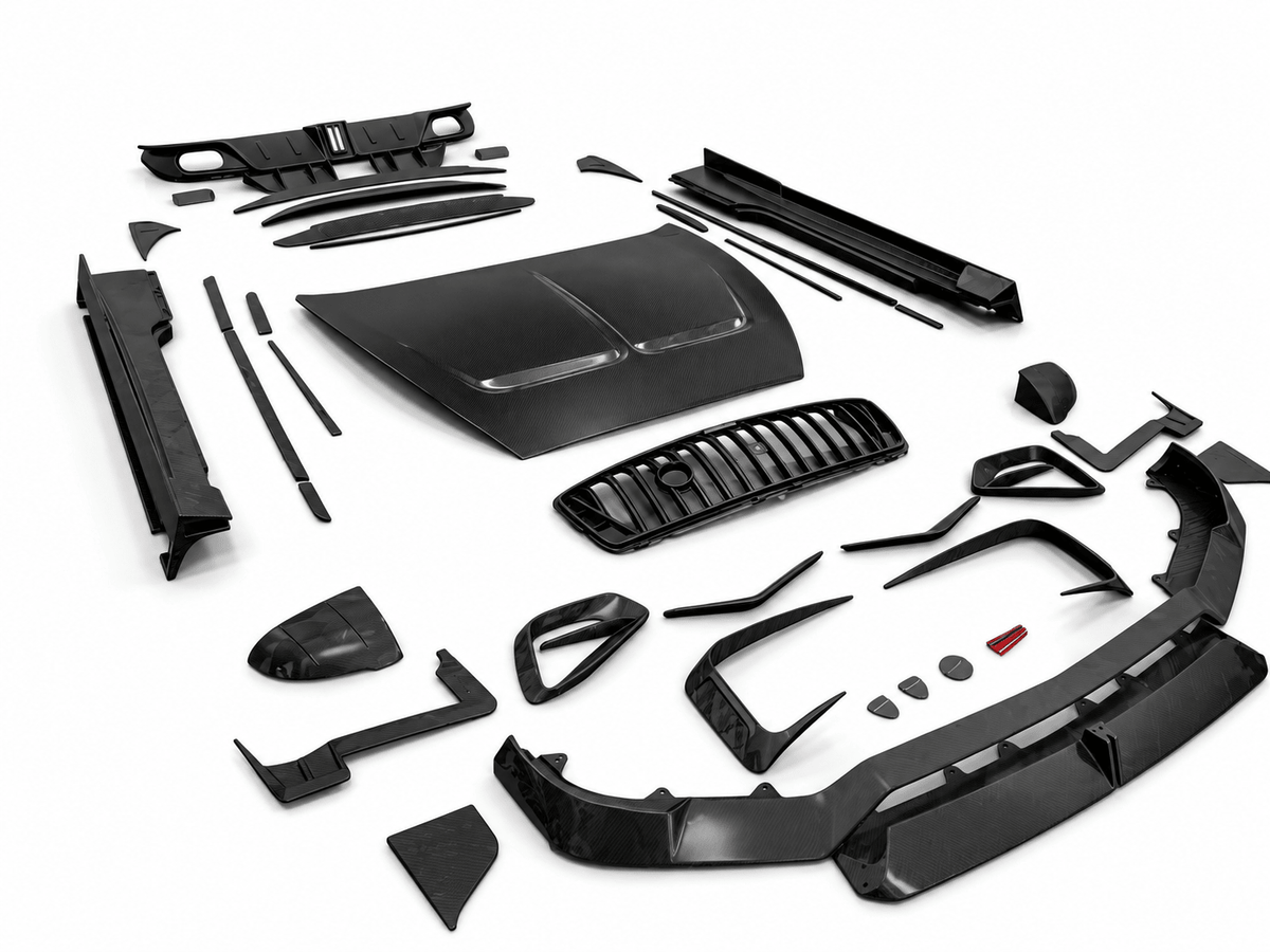 2025+ Bentley Continental GTS Full Carbon Fiber Body Kit - Exotics Carbon Design