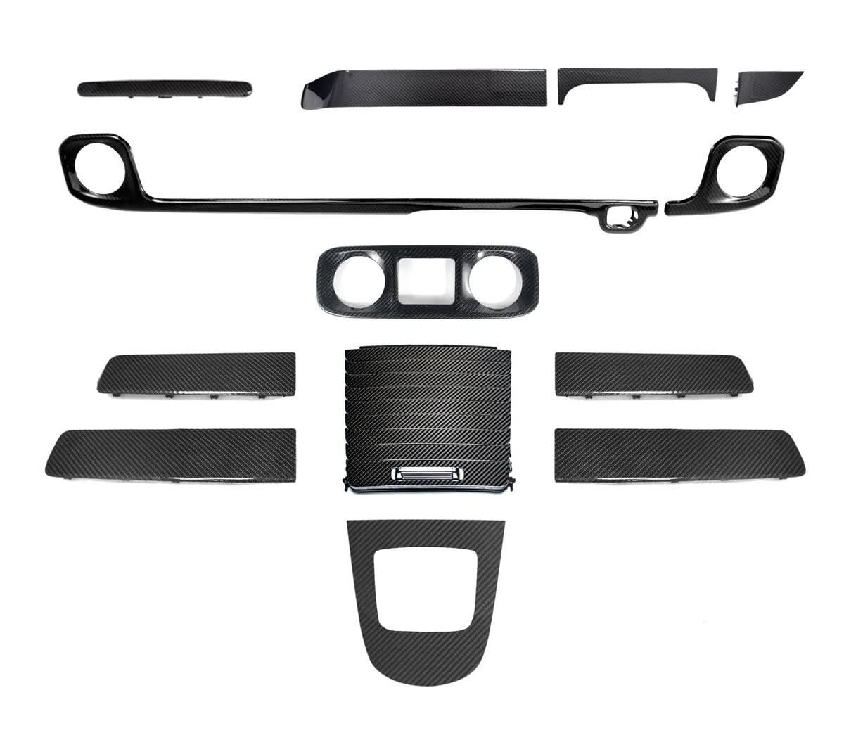2025 Mercedes - Benz G - Class W464 G500 / G63 – Carbon Fiber Full Interior Upgrade Kit - Exotics Carbon Design