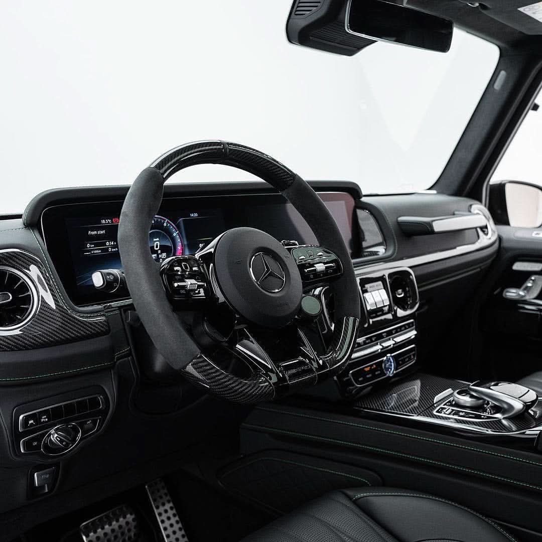 2025 Mercedes - Benz G - Class W464 G500 / G63 – Carbon Fiber Full Interior Upgrade Kit - Exotics Carbon Design