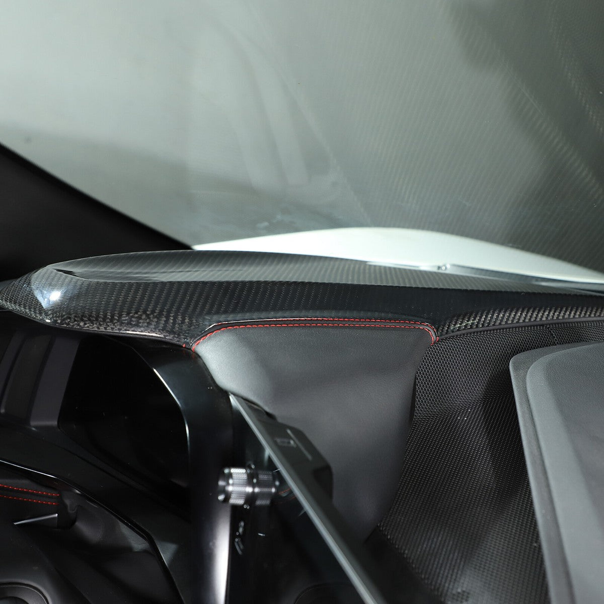 2026+ Chevrolet Corvette C8 Carbon Fiber Upper Dash Trim Cover - Exotics Carbon Design