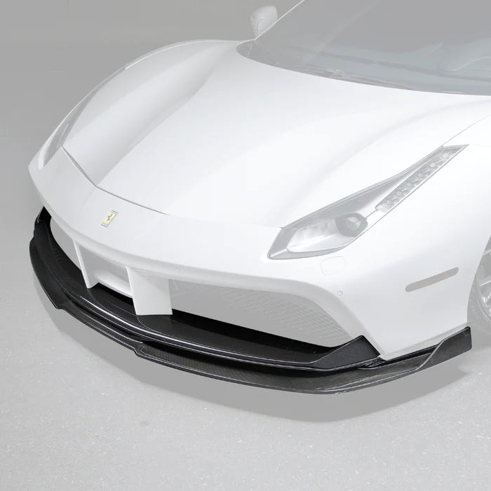 Ferrari 488 V-Style Carbon Fiber Front Lip