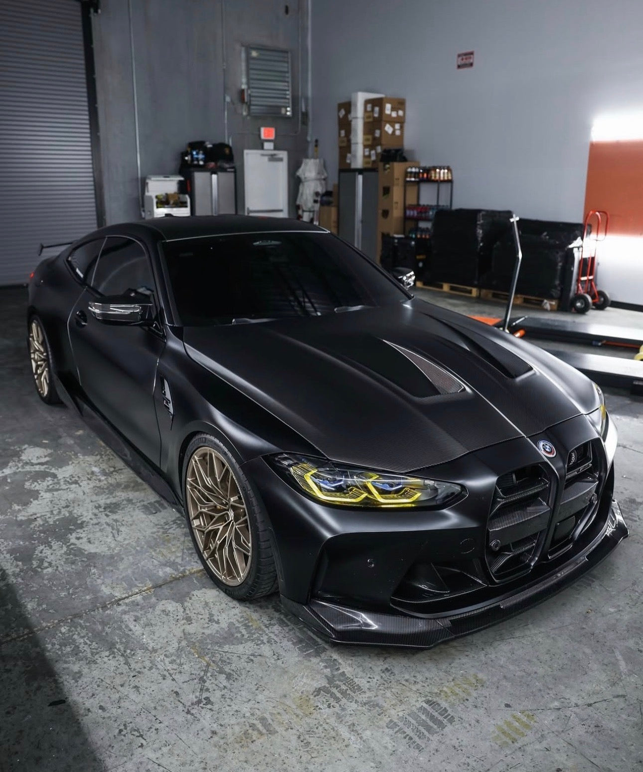 BMW G80 M3 / G82-G83 M4 GT4 Style Carbon Fiber Hood