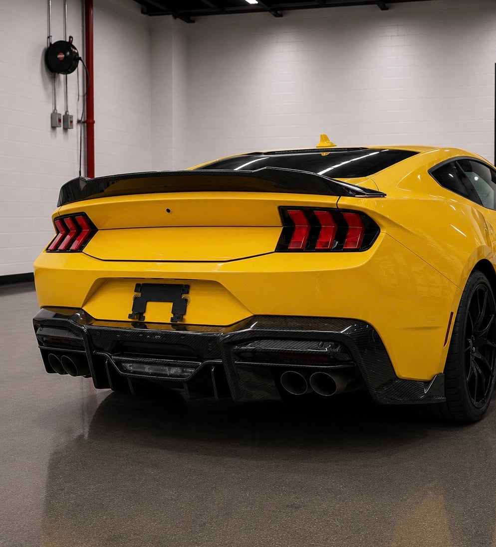 2024+ Ford Mustang - Carbon Fiber Trunk for Spoiler