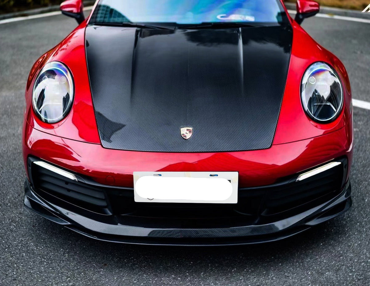 Porsche 911 992 Carrera EC Design Carbon Fiber Front Hood
