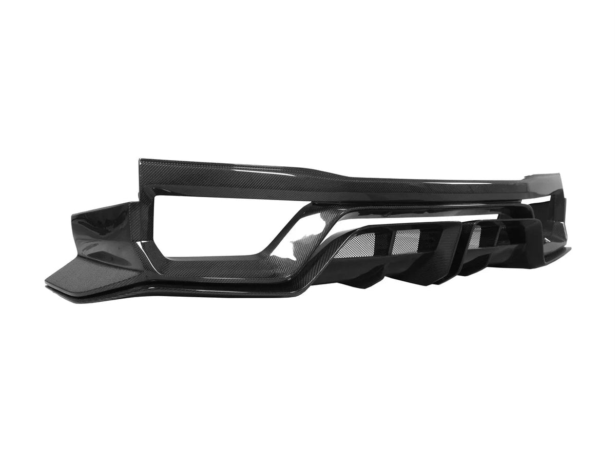 2017-2023 Nissan GT-R R35 IMP Style Carbon Fiber Rear Diffuser with LED Light