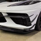 Corvette C8 Carbon Fiber Front Bumper Canards