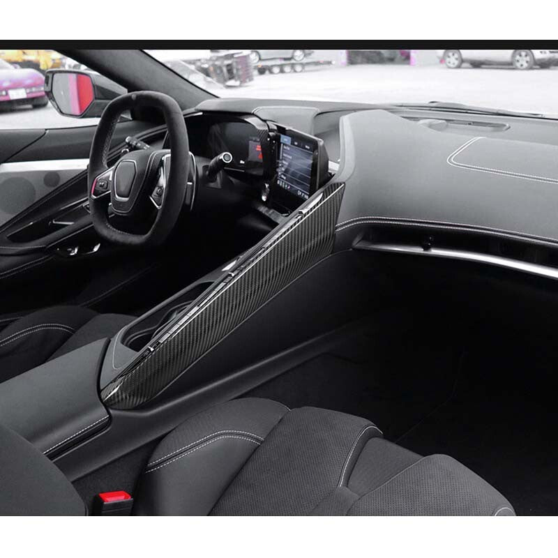 Chevrolet Corvette C8 - Carbon Fiber Upper Right Center Console Cover