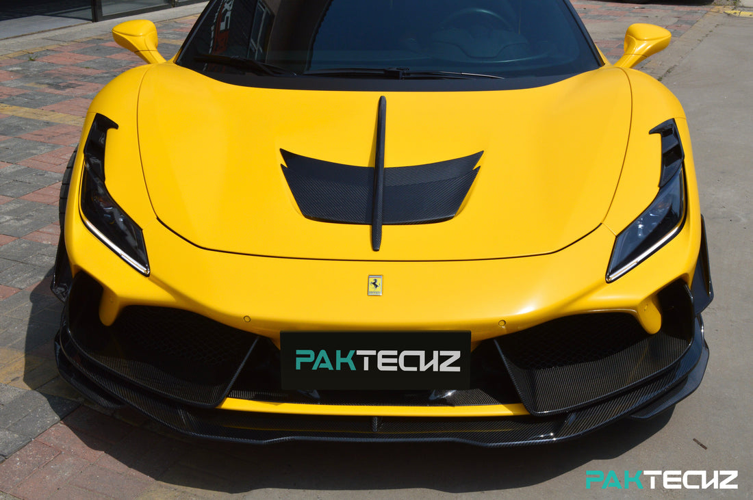 Ferrari F8 – Paktechz Full Dry Carbon Fiber Aero Kit - Exotics Carbon Design