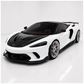 McLaren GT Carbon Fiber 3-Piece Front Lip
