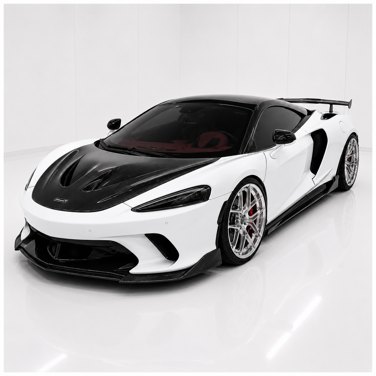 McLaren GT Carbon Fiber 3-Piece Front Lip