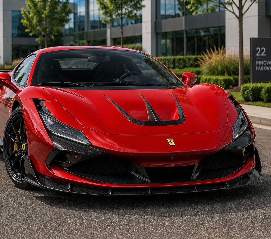 Ferrari F8 - MSY Carbon Fiber Front Lip