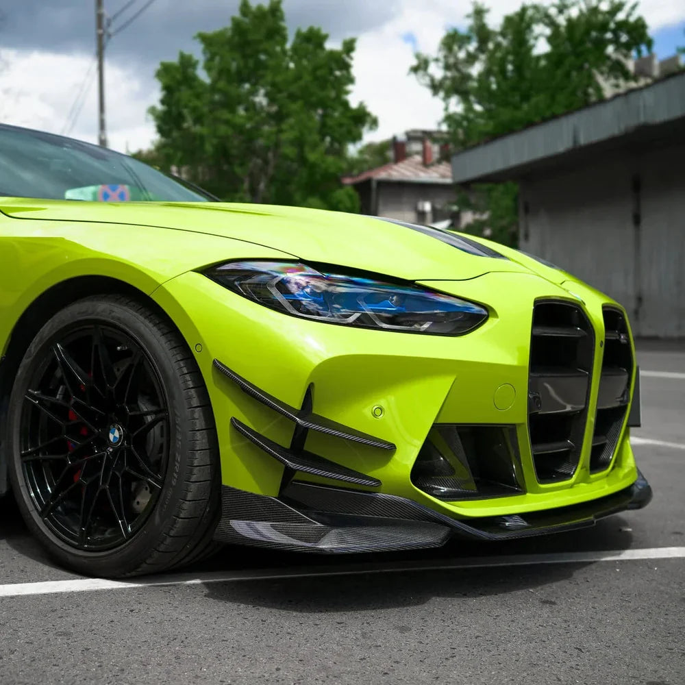 CFA STYLE CARBON FIBER FRONT LIP - BMW G80 M3 | G82 M4 - Exotics Carbon Design