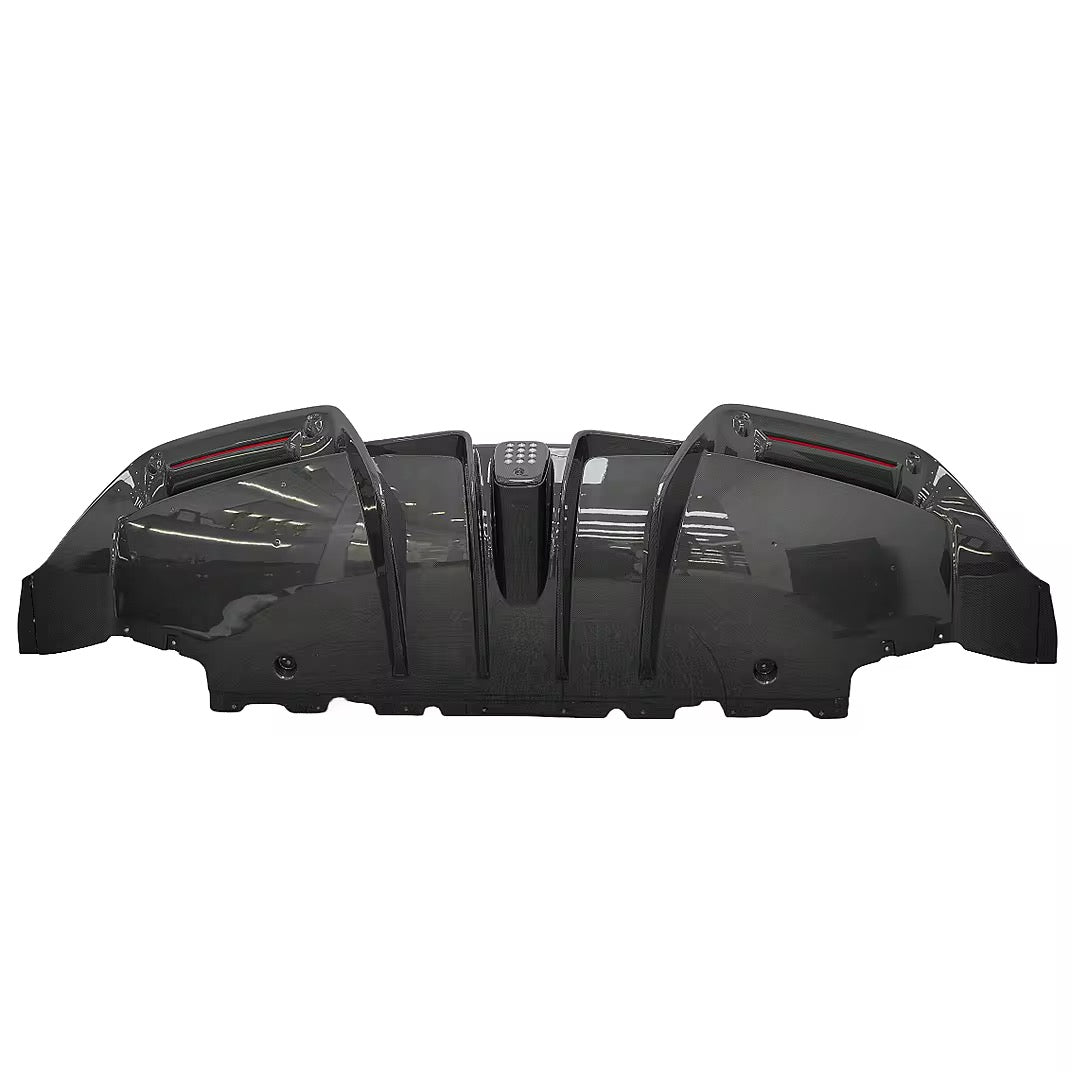 Ferrari 296 GTB BFA Style Carbon Fiber Rear Diffuser