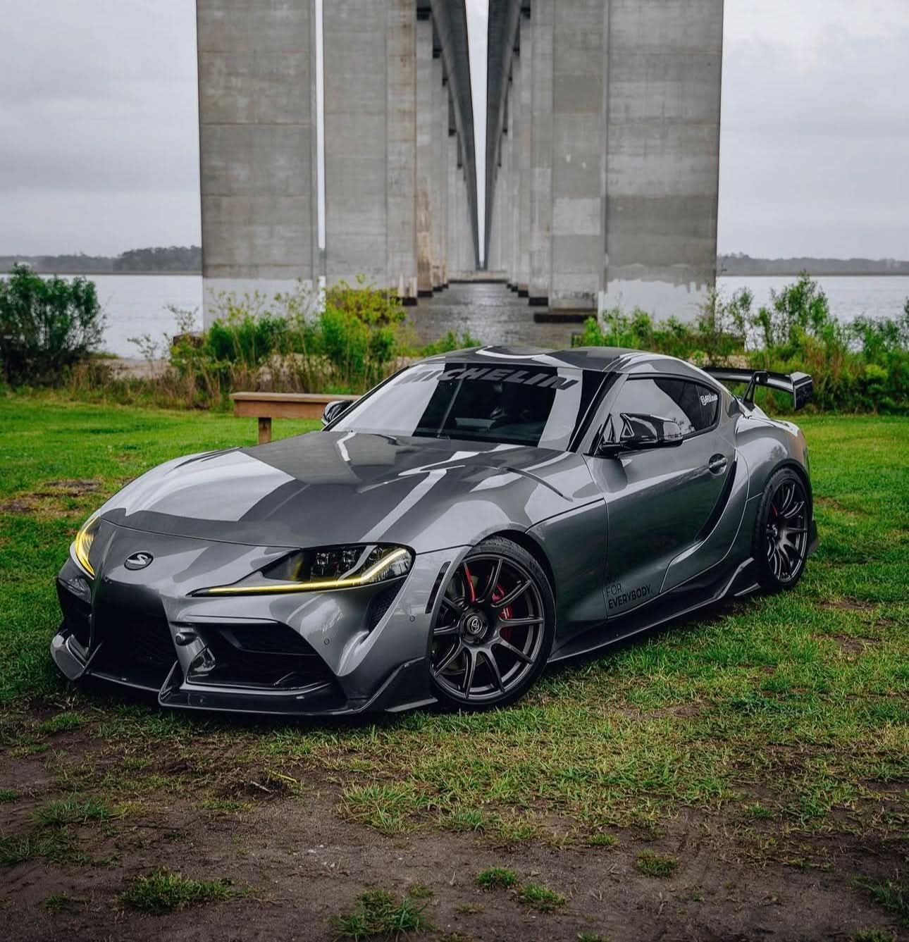 3 Piece Carbon Fiber Front Lip – Toyota GR Supra A90 / A91 (2020–2024) - Exotics Carbon Design