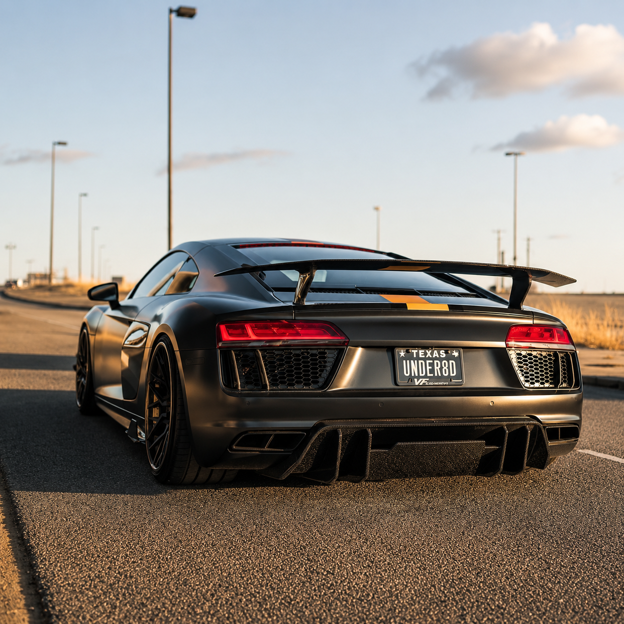 Carbon Fiber Rear Diffuser – Audi R8 V10 Gen 2 (2016-2019)
