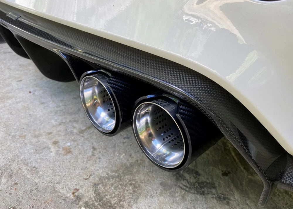 BMW G80 M3 / G82 M4 Carbon Fiber Titanium Exhaust Tips