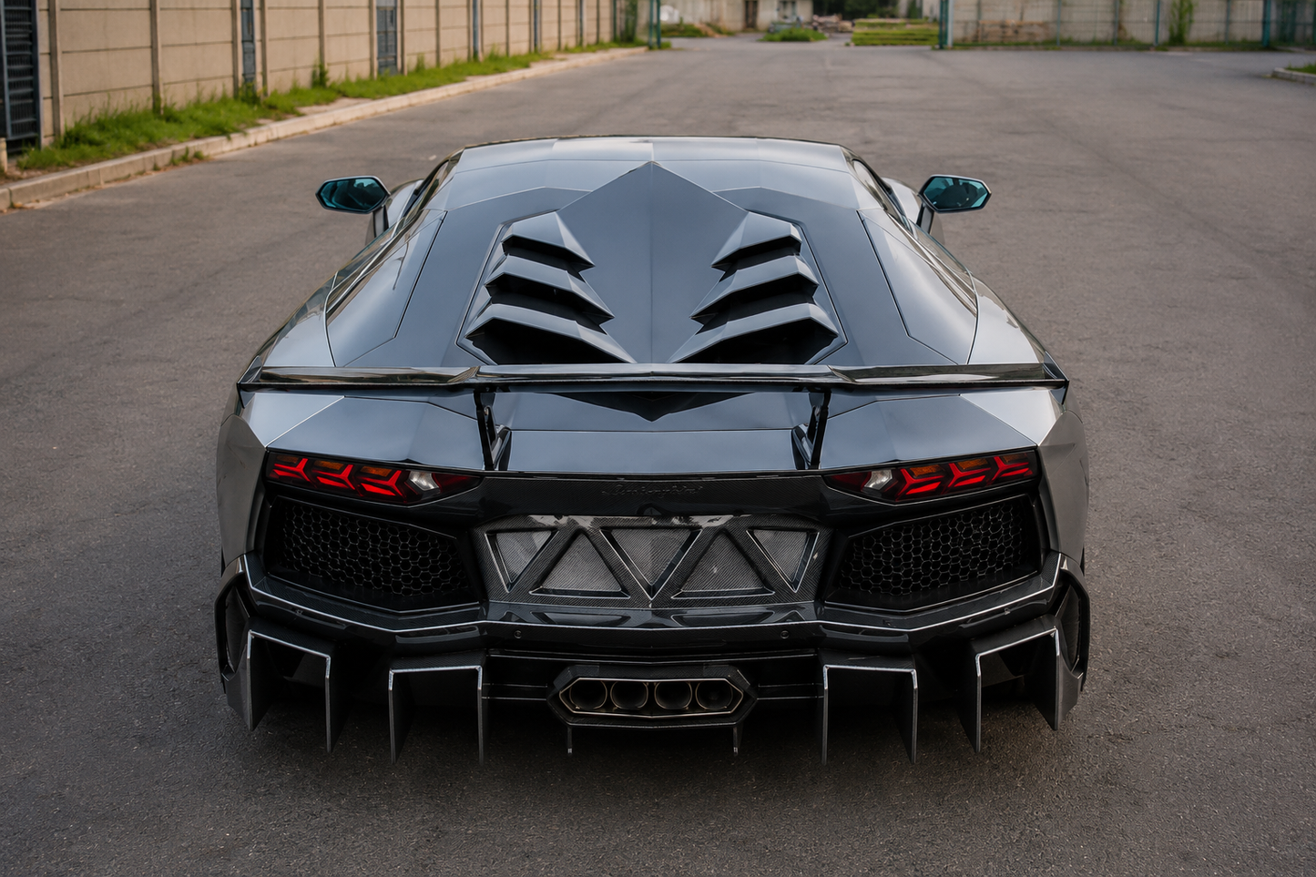 Lamborghini Aventador - Carbon Fiber Engine Bay Cover