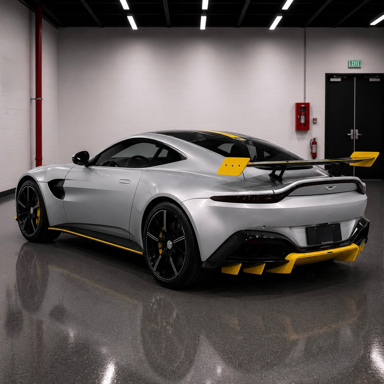 Aston Martin Vantage CMS Style Carbon Fiber Rear Wing