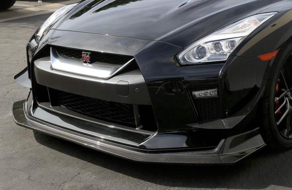 Nissan GTR - Carbon Fiber Front Bumper Canards