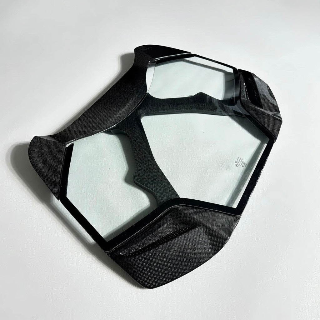 Ferrari 488 Spider Transparent Carbon Fiber Engine Bonnet