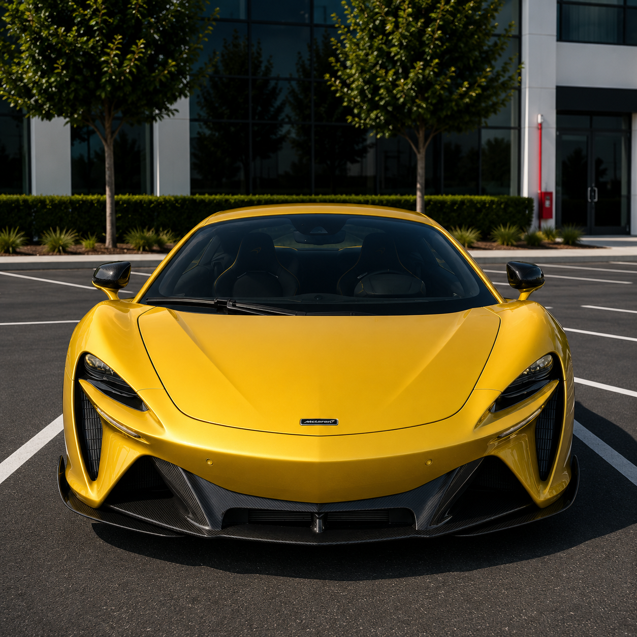 McLaren Artura V-Style Carbon Fiber Front Splitters