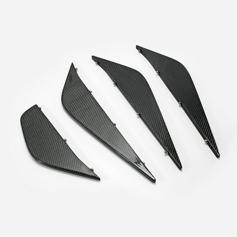 2008-2016 Nissan GT-R R35 EPA Style Carbon Fiber Rear Diffuser Blades