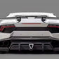 Lamborghini Huracan GT4 Style Rear Bumper with Carbon Fiber Rear Diffuser