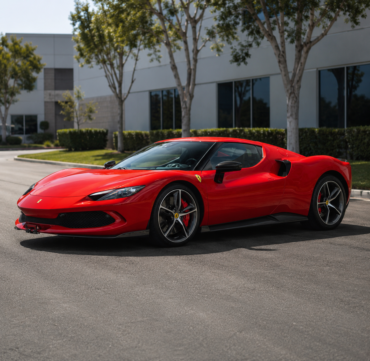 Ferrari 296 GTB NVC Style Carbon Fiber Side Skirts