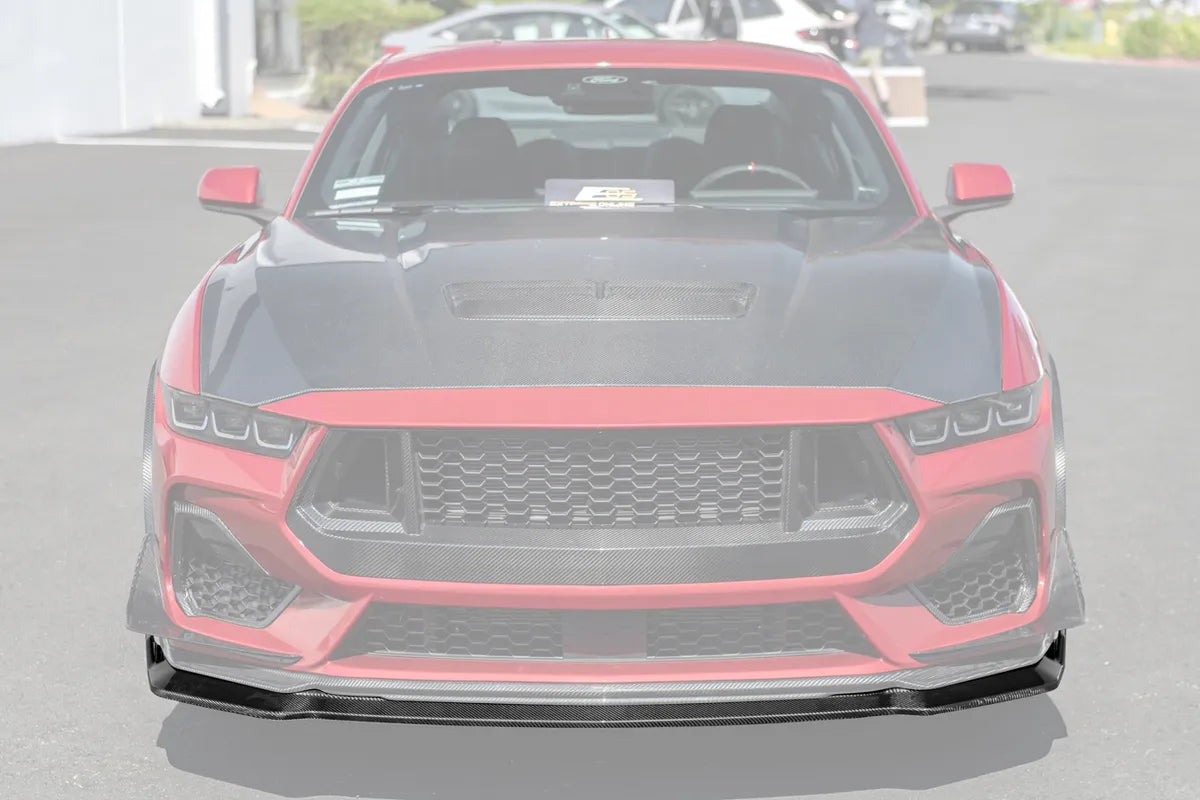 Ford Mustang S650 (2024–2025) – Carbon Fiber Performance Front Lower Lip Splitter